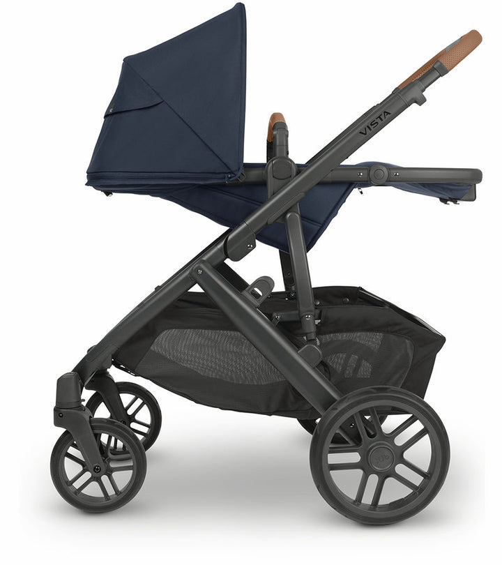 UPPAbaby Vista V2 Stroller &amp; Bassinet - Noa (Navy/Carbon/Saddle Leather) 