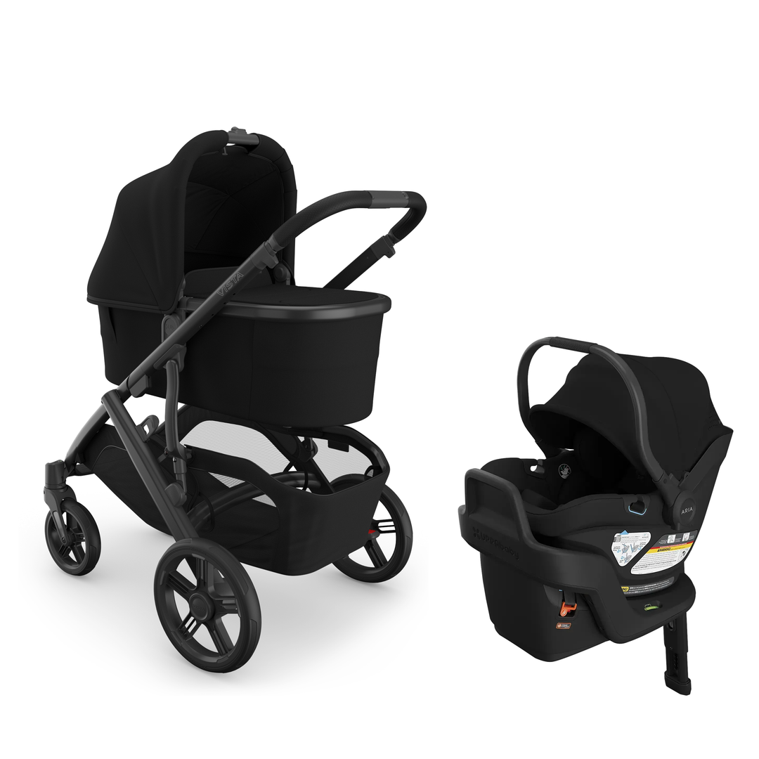 UPPAbaby Vista V3 with Bassinet V3 and Aria V2 Infant Car Seat Travel System in James