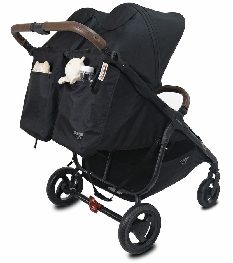 Valco Baby Trend Duo Double Stroller Charcoal