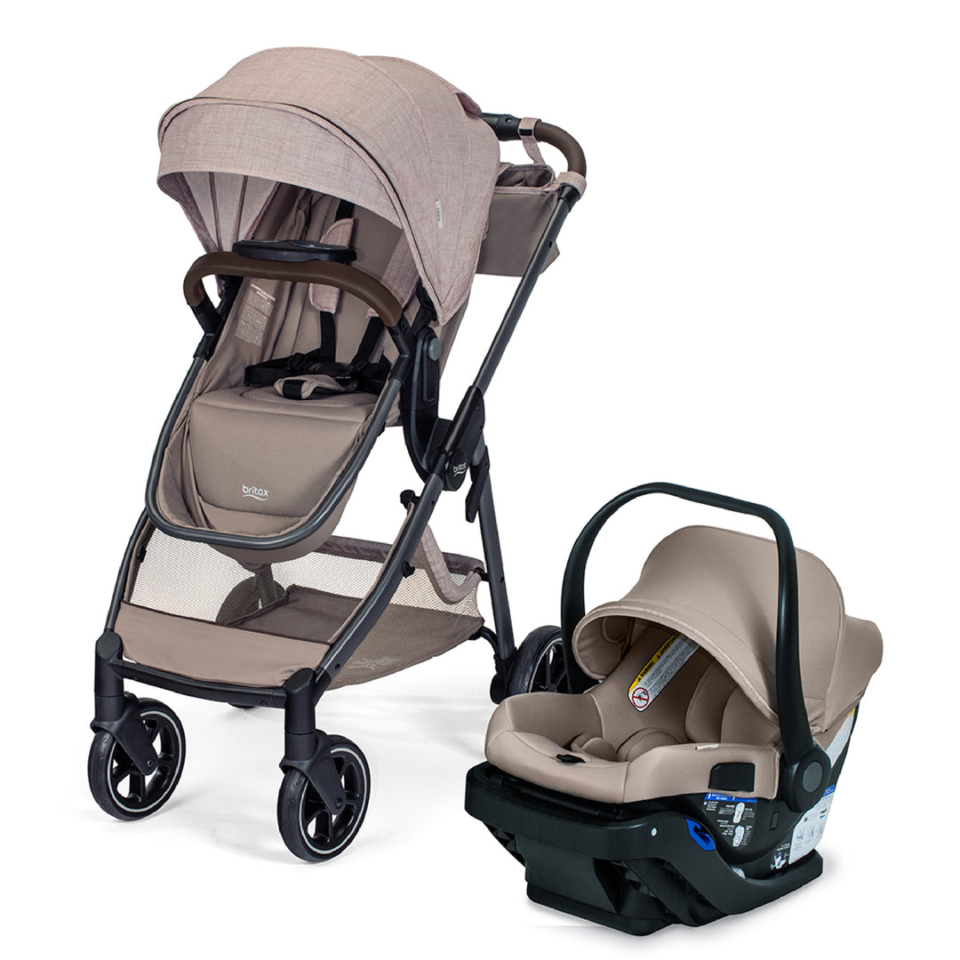 Britax Phases stroller and Arbor car seat Teak