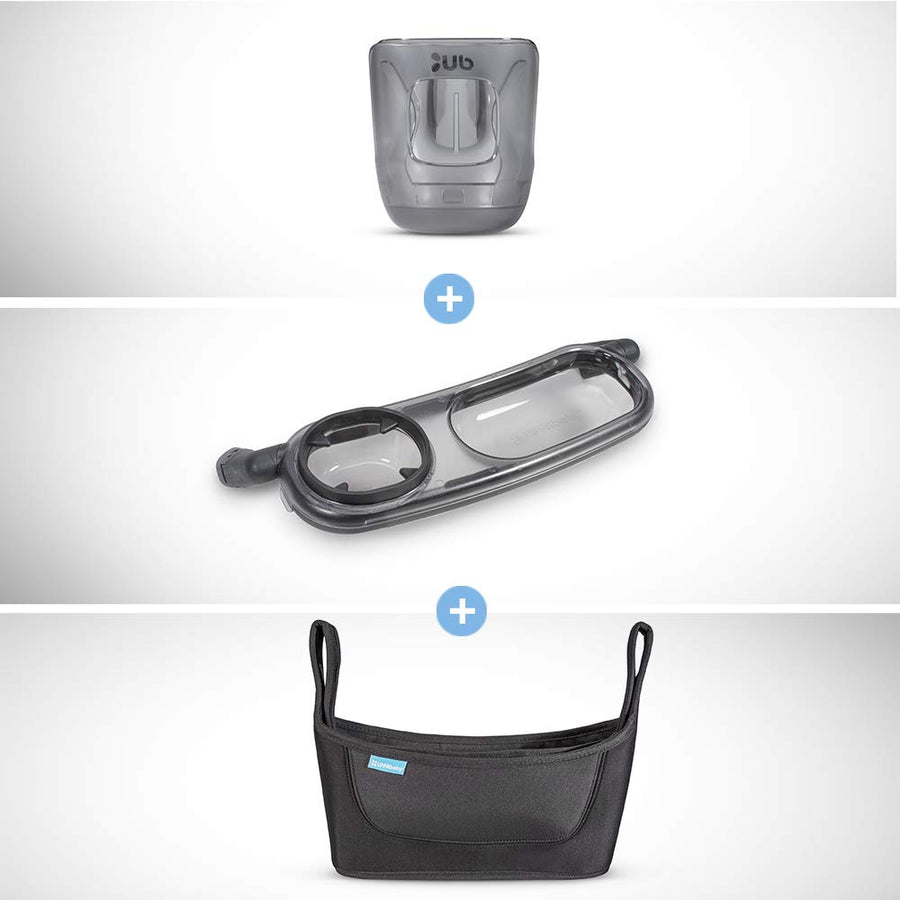 VISTA/CRUZ Accessory Bundle - Cup Holder/Snack Tray/Parent Carry-All