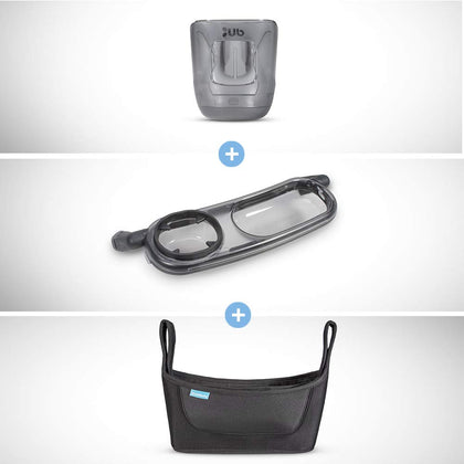 VISTA/CRUZ Accessory Bundle - Cup Holder/Snack Tray/Parent Carry-All