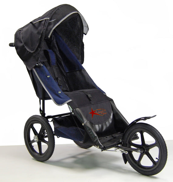 Adaptive Star Axiom Improv Mobility Push Chair - Navy 