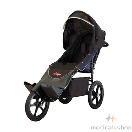 Adaptive Star Axiom ENDEAVOUR 2 Indoor/Outdoor Mobility Push Chair, Navy