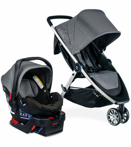Britax B-Lively & B-Safe Gen2 Travel System - Greystone (SafeWash)