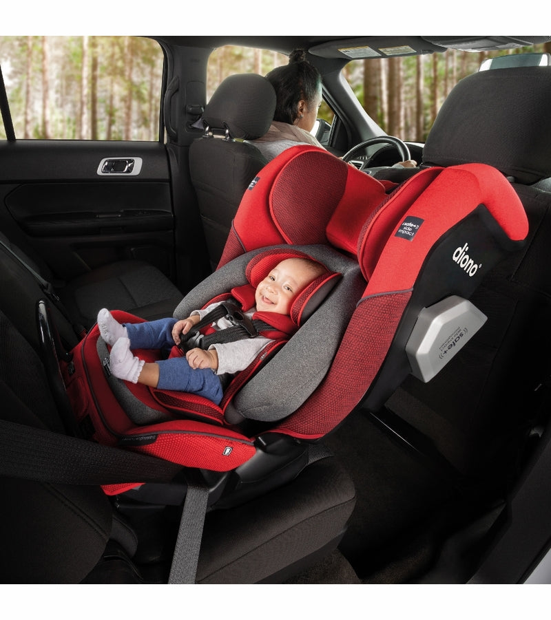 Diono Radian 3QXT Ultimate 3 Across All-in-One Convertible Car Seat - Red Cherry