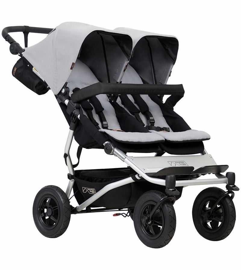 Mountain Buggy Duet 3.0 Double Stroller - Silver