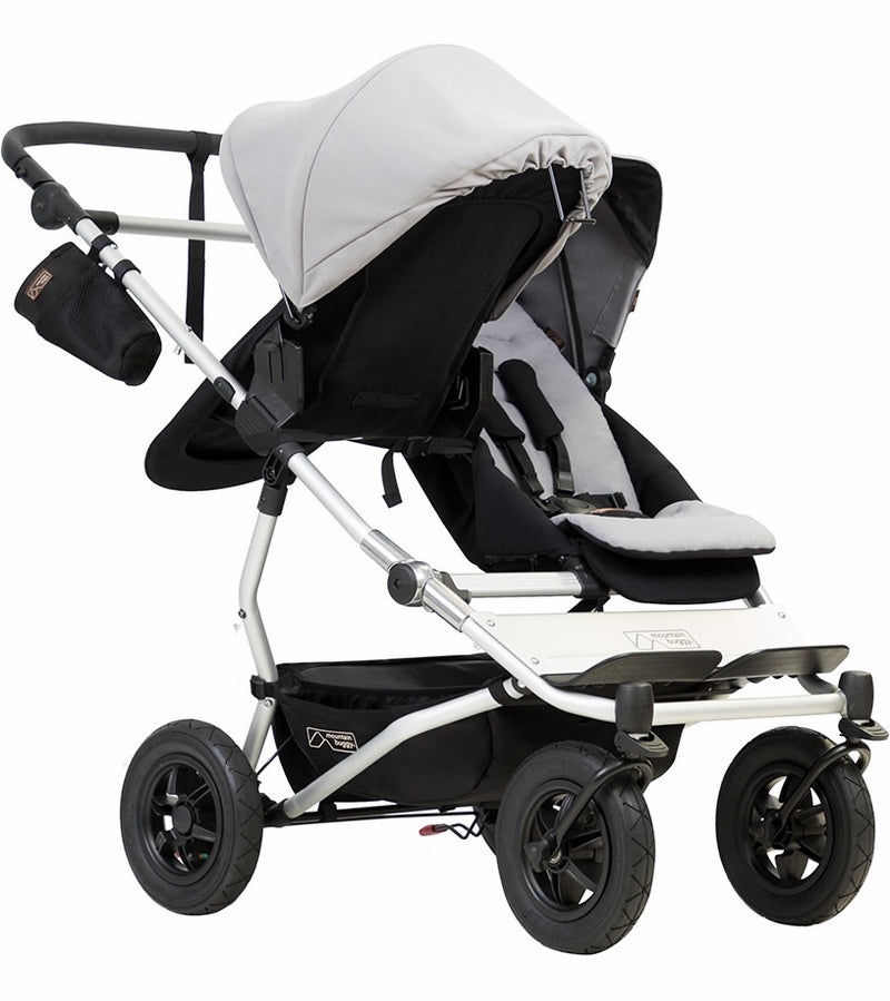Mountain Buggy Duet 3.0 Double Stroller - Silver