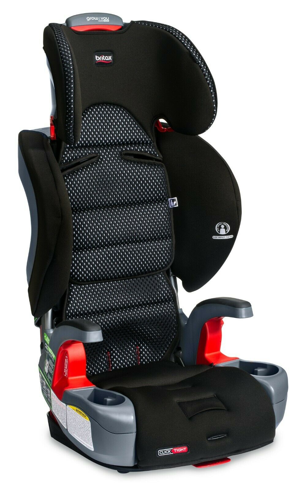 Britax Grow With You ClickTight Cool Flow Harness-2-Booster Car Seat