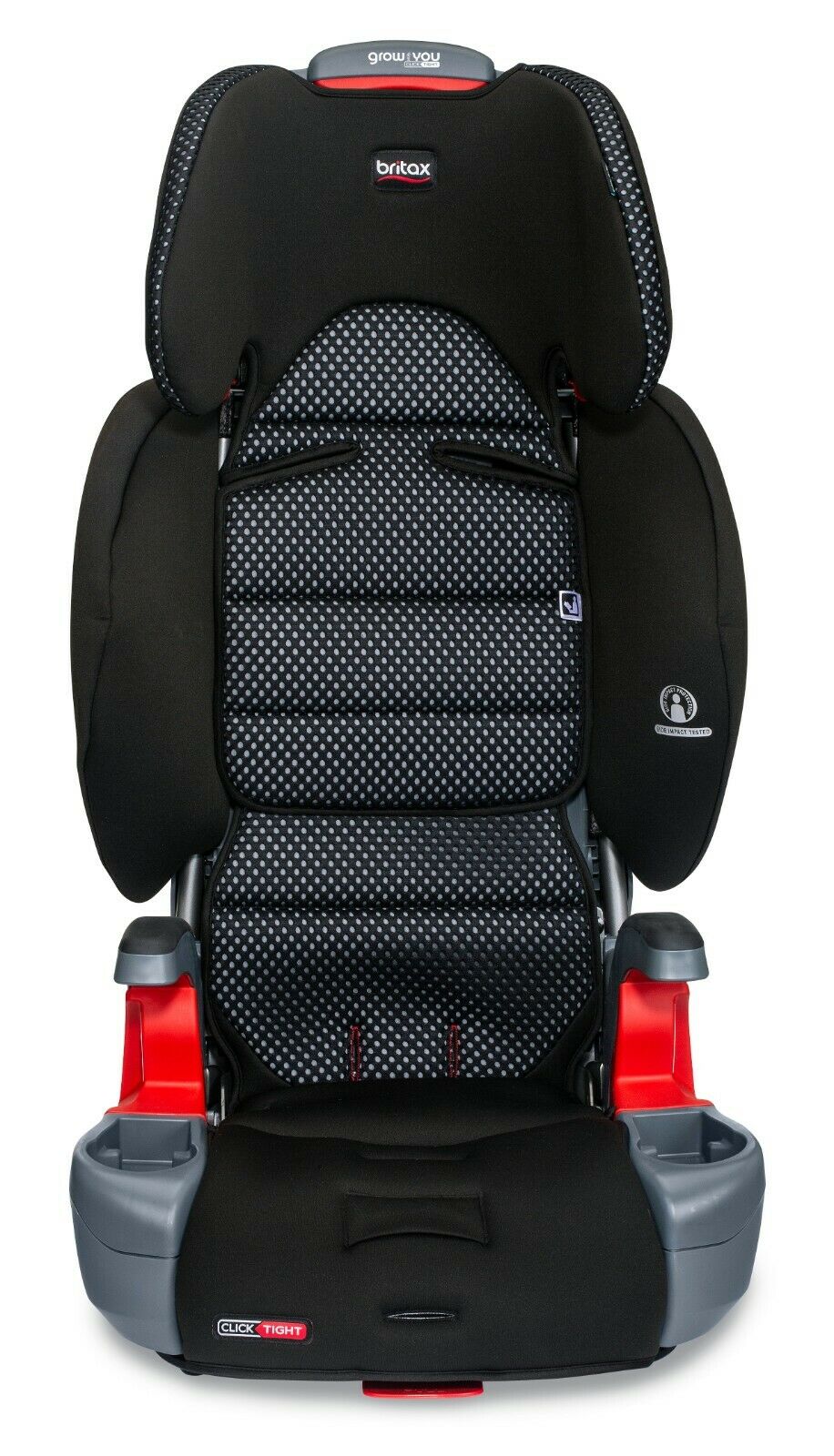 Britax Grow With You Plus ClickTight Booster Car Seat - Cool Flow Grey