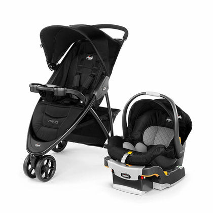Chicco Viaro Travel System in Black