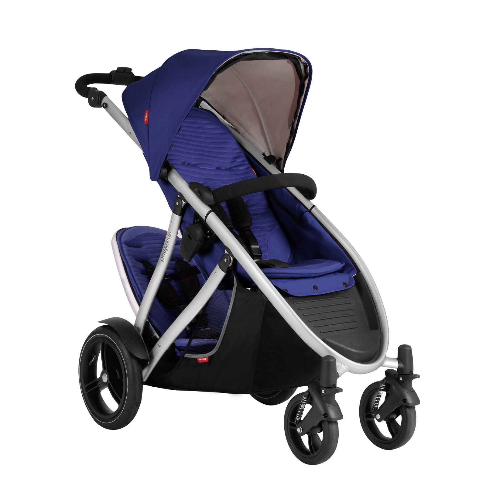 二人用ベビーカー　phil&teds verve Phil & Ted Verve Buggy Single-to-Double Stroller - Red