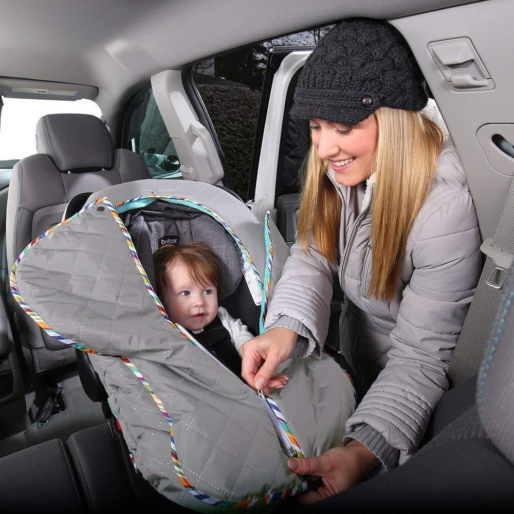 Britax B-Warm Insulated Infant Car Seat Cover In Arctic Splash