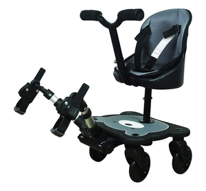 Englacha 2-in-1 Cozy 4 Wheel Rider Stroller Board & Seat