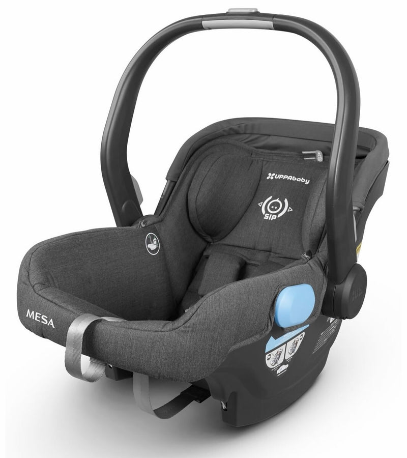 (New - See Details) UPPAbaby MESA Infant Car Seat - Jordan (Charcoal Melange) Merino Wool Version/Naturally Fire Retardant