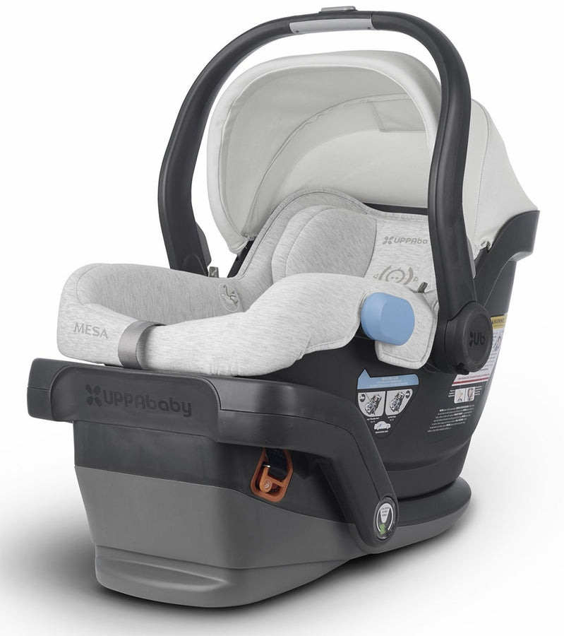 (Open Box - NEW) UPPAbaby MESA Infant Car Seat & Base - Bryce (White & Grey Marl)