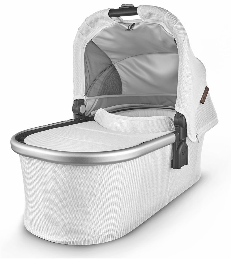 UPPAbaby Bassinet - Bryce (White Marl/Silver/Chestnut Leather)