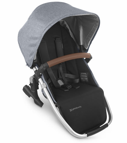 UPPAbaby Vista V2 Rumbleseat - Gregory (Blue Mélange/Silver/Saddle Leather)