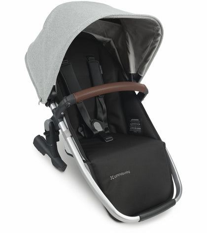 UPPAbaby Rumbleseat V2 - Stella (Brushed Grey Melange/Silver Frame/Chestnut Leather)