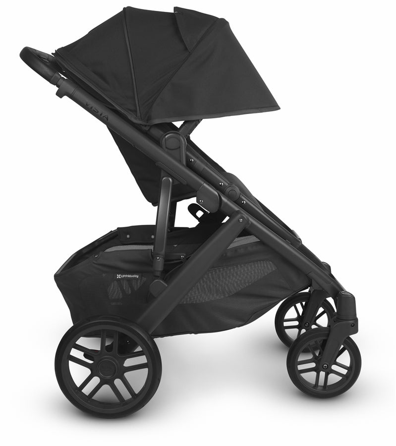 UPPAbaby Vista V2 Stroller &amp; Bassinet - Jake (Black/Carbon/Black Leather)