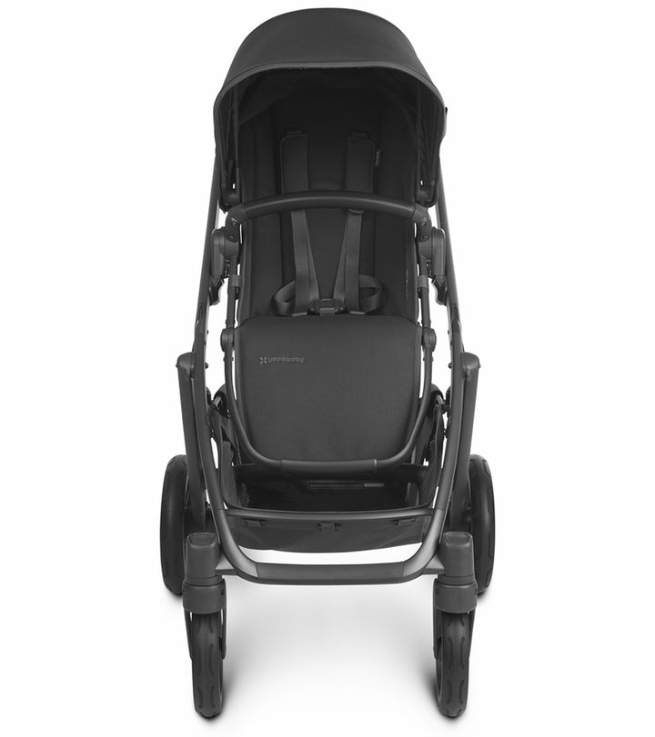 UPPAbaby Vista V2 Stroller &amp; Bassinet - Jake (Black/Carbon/Black Leather)