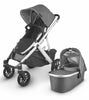 (Store Display) UPPAbaby Vista V2 Stroller - Jordan (Charcoal Mélange/Silver/Black Leather)