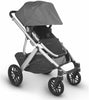 UPPAbaby Vista V2 Stroller - Jordan (Charcoal Mélange/Silver/Black Leather)