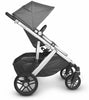 UPPAbaby Vista V2 Stroller - Jordan (Charcoal Mélange/Silver/Black Leather)