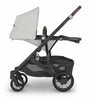 UPPAbaby CRUZ V2 Stroller - Anthony (White and Grey Chenille / Carbon / Chestnut Leather)
