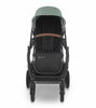 UPPAbaby Cruz V2 Stroller - Gwen (Green Melange / Carbon / Saddle Leather)