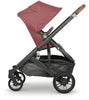 UPPAbaby Cruz V2 Stroller - Lucy (Rosewood Melange / Carbon / Saddle Leather)