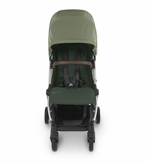 UPPAbaby Minu V2 Compact Stroller - Emelia (Sage Melange / Silver / Chestnut Leather) (SEE DETAILS)