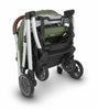 UPPAbaby MINU V2 Compact Stroller - Emelia (Sage Melange / Silver / Chestnut Leather)