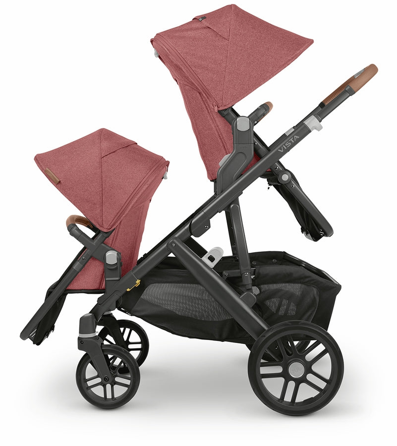 UPPAbaby Rumbleseat V2 - Lucy (Rosewood Melange / Carbon / Saddle Leather)