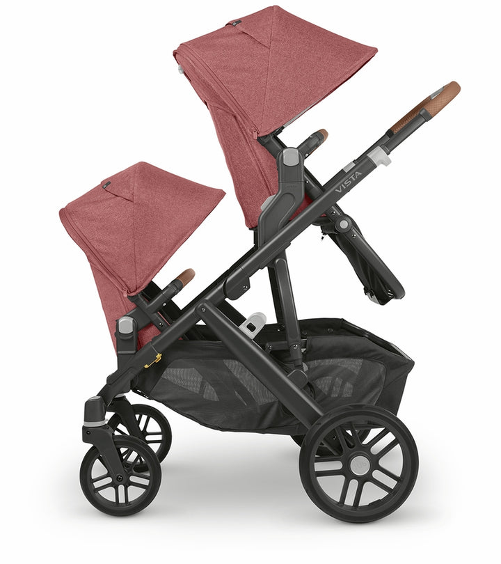 UPPAbaby Rumbleseat V2 - Lucy (Rosewood Melange / Carbon / Saddle Leather)