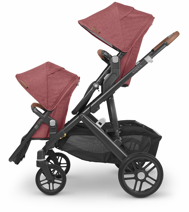UPPAbaby Rumbleseat V2 - Lucy (Rosewood Melange / Carbon / Saddle Leather)