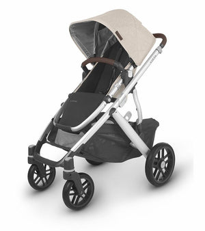 UPPAbaby Vista V2 Stroller & Bassinet - Declan (Oat Melange/Silver/Chestnut Leather)