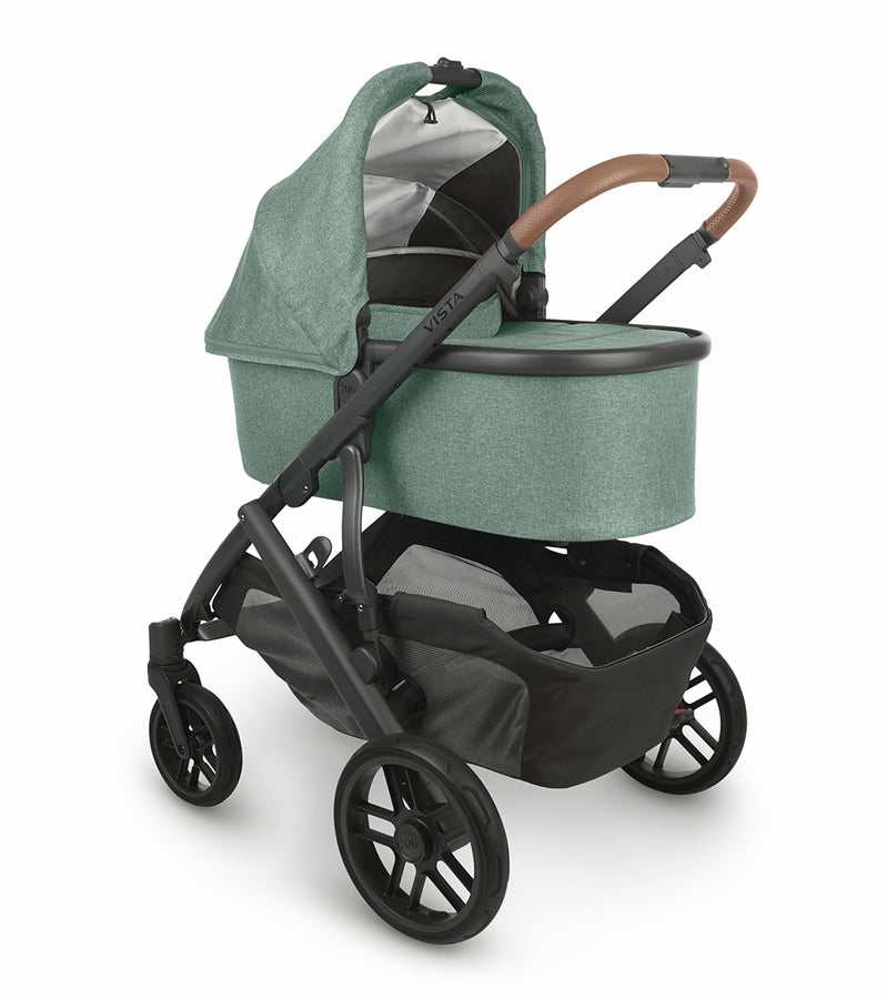 UPPAbaby VISTA V2 Stroller - Gwen (Green Melange / Carbon / Saddle Leather)