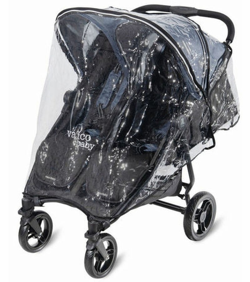double stroller plastic cover Valco Baby Slim Twin Rain Cover