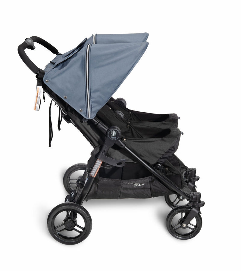 Valco Baby 2023 Slim Twin Stroller - Glacier (Open box - New)