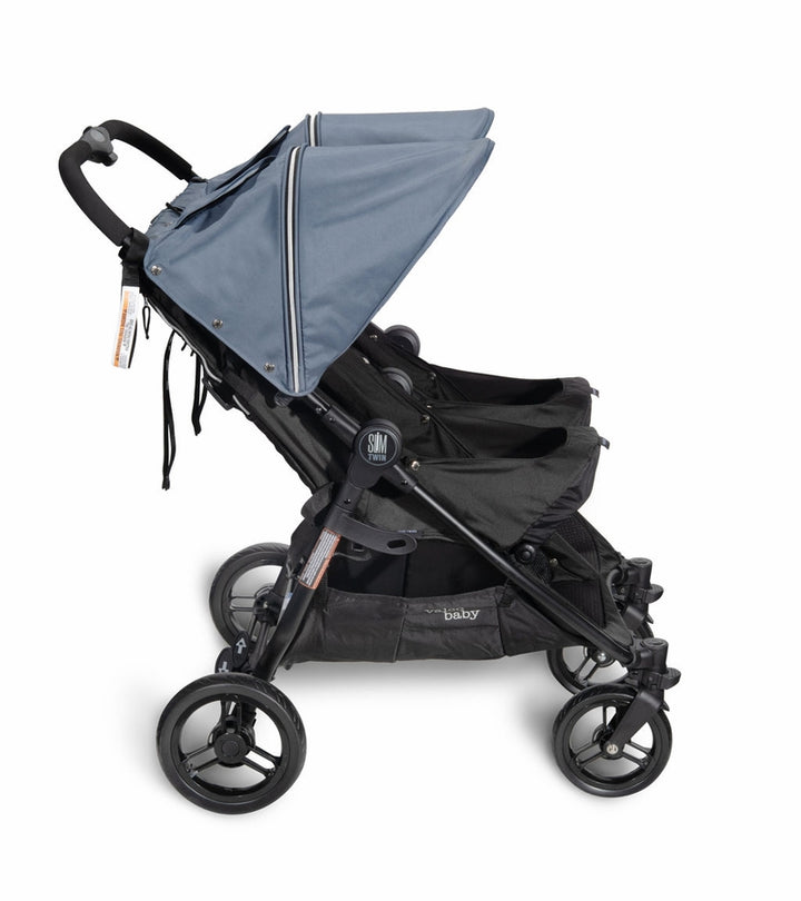 Valco Baby 2023 Slim Twin Stroller - Glacier (Open box - New)