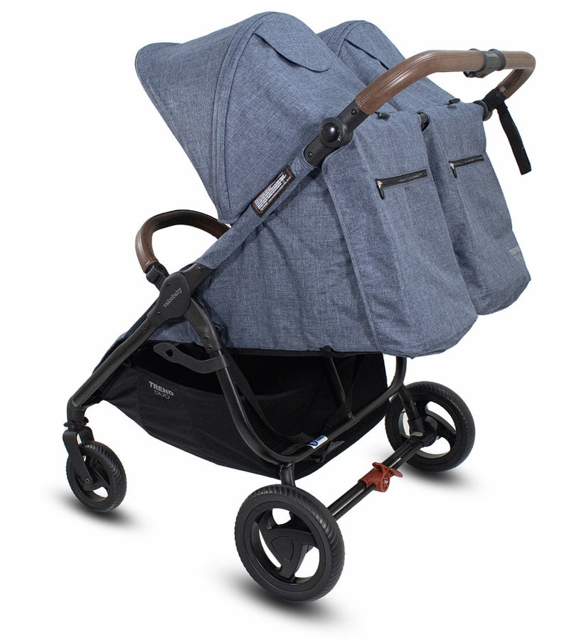 Valco Baby Trend Duo Double Stroller Denim