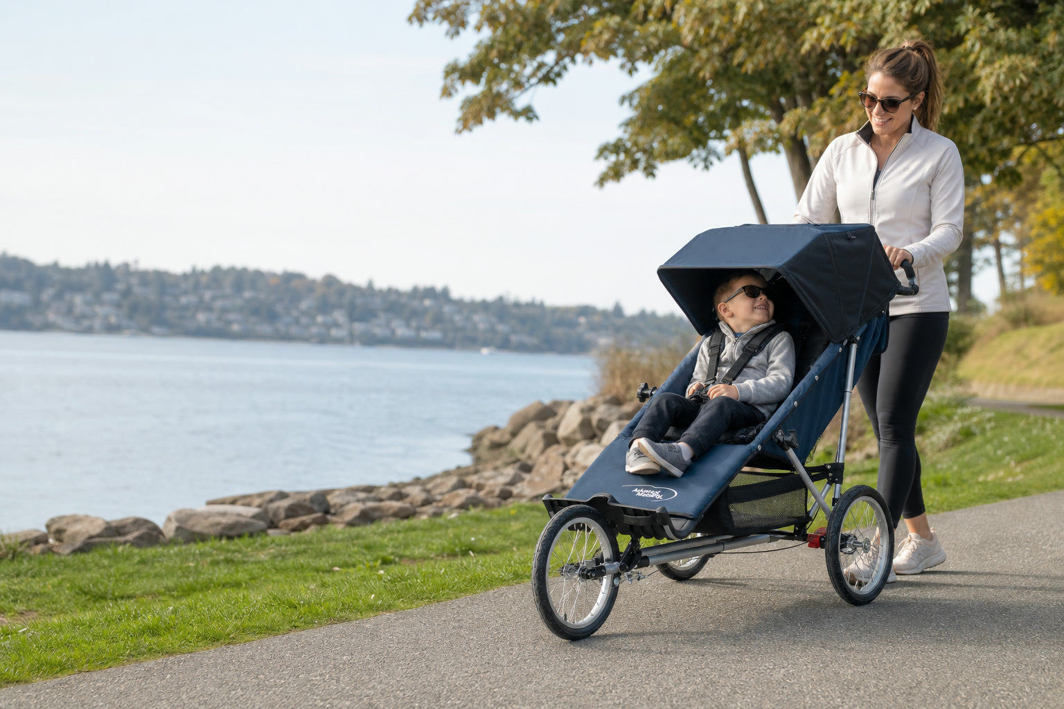 Advance Mobility mobility chair in use outdoors