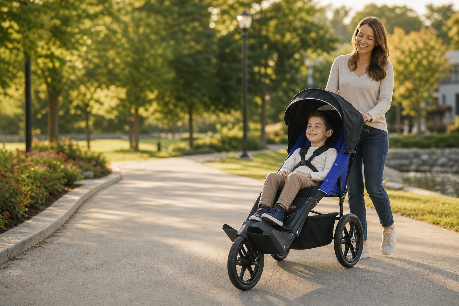 Adaptive Star mobility chair in use outdoors